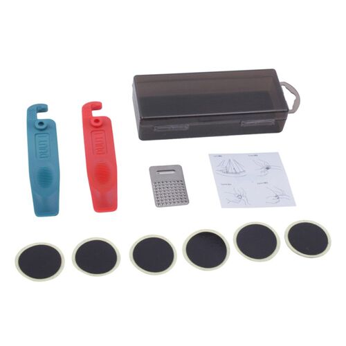 Kit D'outils De Réparation De Pneus De Vélo De Montagne Portable, Patchs De Pneus Sans Colle, Cyclisme En Plein Air, Fournitures D'entretien, Accessoires