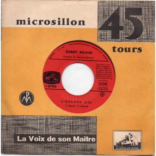 Gilbert Bécaud  L'orange / Rosy And John