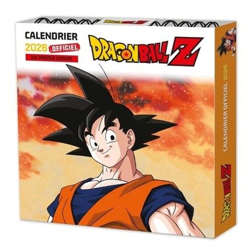 Calendrier Officiel Dragon Ball Z - Un Poster Offert
