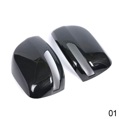 Protecteur De Rétroviseur En Fiber De Carbone Pour Toyota Land Cruiser, Autocollants De Couverture De Rétroviseur Latéral Chromé Abs, Luze Prado Fj150 150 10-19