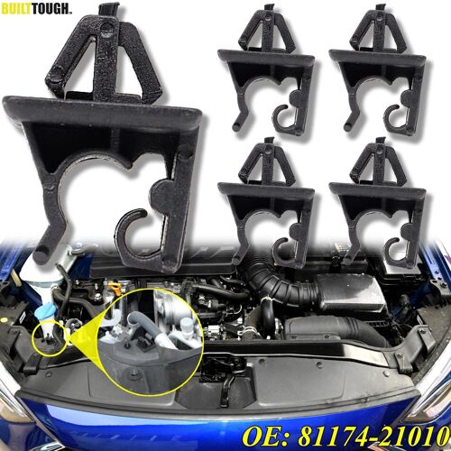 Pince De Retenue Pour Capot, 5 Pièces, Support De Fixation Pour Hyundai I30 Elantra Gt Avante Tiburon Creta Sonata 8117421010
