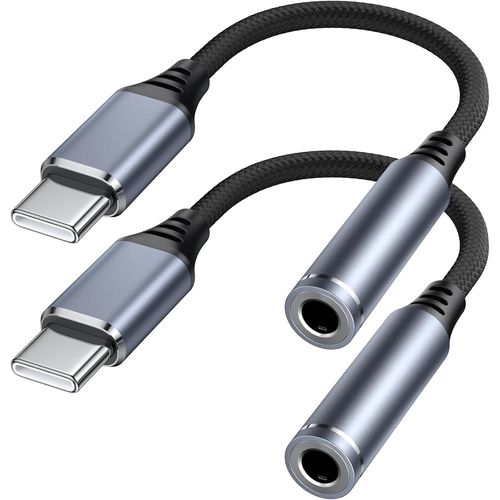 Adaptateur De Prise De Casque À 3,5Mm, Adaptateur Jack Usb Type C Avec Dac, Écouteurs Numérique Type C Vers Audio Compatible Avec Galaxy S21 S20 S20+, Macbook Pro, Huawei (3 Piece)[CAS6212383]