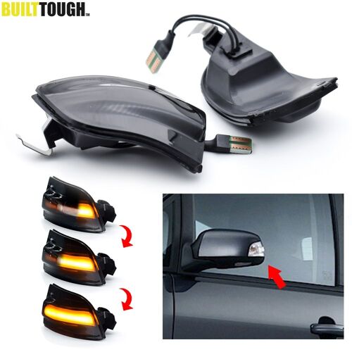 Feux De Rétroviseurs Latéraux Dynamiques Fumés Pour Ford Focus 2 C-Max, Clignotant Lumineux Led, Amélioration Du Style De La Voiture