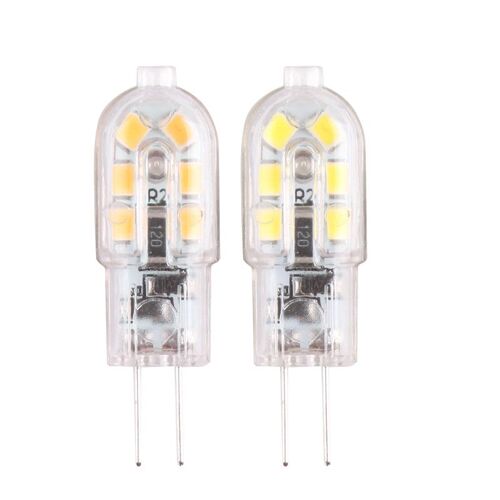 Ampoule Led En Cristal De Silicone, 2 Pièces, G4 12v 2835 Smd, 220v 3w, Variable Cob, Canbus, Haute Qualité, Super Lumineux, Économie D'énergie Douce