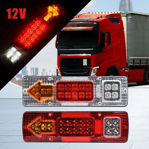 Feu Arrière De Voiture 12v, Feu De Freinage Étanche, Pour Remorque, Camion, Bus, Caravane