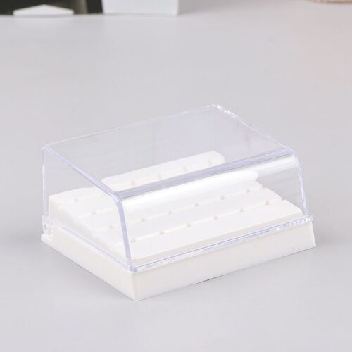 Porte-Fraises Dentaires En Plastique, 24 Trous, Désinfection En Carbure, Bloc De Forets, Boîte Bleue/Blanche/Jaune Pour Équipement De Laboratoire De Dentiste 
