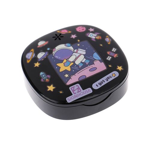 Boîte De Rangement Dentaire Avec Miroir, Stockage De Prothèse Dentaire, Orthodontique, Portable, Accolades Molaires, Enfants, 1 Pièce 