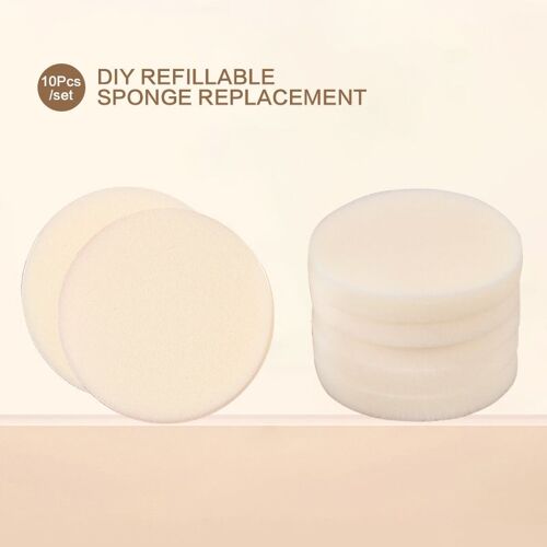 Doublure En Éponge De Coussin Super-Élastique, Recharge Ultra-Dense, Précieuse Pour Le Bricolage, Éponge Spéciale Cosmétique, 10 Pièces Par Lot