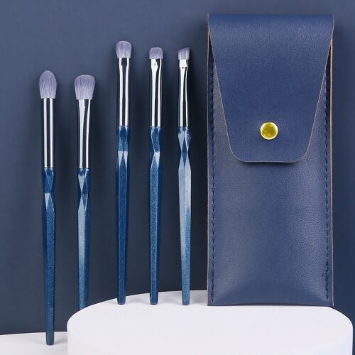 Brosse De Maquillage, 5 Pièces, Outils De Beauté, Ombre À Paupières, Sourcils 