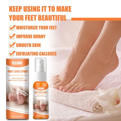 Spray Exfoliant Pour Les Pieds, Sérum Anti-Fissure À Base De Plantes, Élimination Des Callosités, Peau Morte, Pédicure, Exfoliant, Hydratant, Pour Les Mains, Outils De Soins