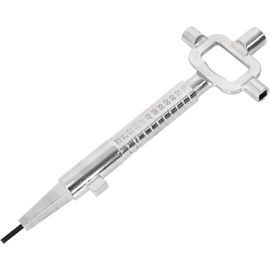 Clé De Construction Universelle,Clé Architecte En Alliage De Zinc,6 En 1 Clé D'Achitecte Clef Carré 6/7/8 Mm Clé Allen Avec Graduation,Multifonction Clé D'Architecte En Métal