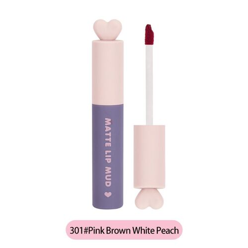 Rouge À Lèvres Mat, Texture De Boue, Résistant À L'eau Et À La Sueur, Couleur Riche, Ne Sèche Pas, Ne Colle Pas, Longue Durée, Ne Se Décolore Pas, Résistant À La Sueur, Tslm1 