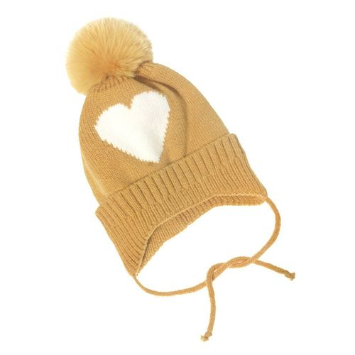 Chapeaux D'hiver Pour Enfants, Bonnet Tricoté Avec Pompon, Chaud, Épais, Doux