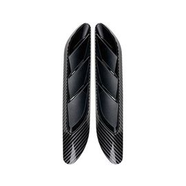 Autocollant De Couverture De Ventilation Latérale De Voiture, En Fiber De Carbone, Pour Mercedes-Benz Classe C W206 2022 + C200 C260 Amg C63