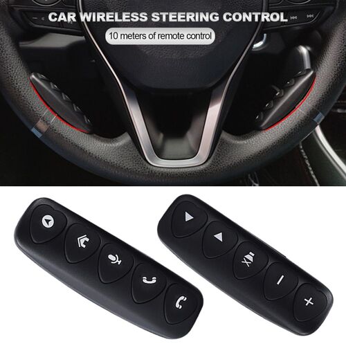Télécommande Lumineuse Sans Fil Pour Volant De Voiture, Multifonction, 2 Pièces, Boutons De Commande Sans Fil, Navigation Dvd