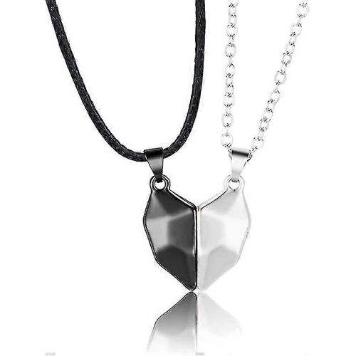 Colliers Magnétiques Pour Couples, Collier Pendentif Coeur Cadeaux Romantiques