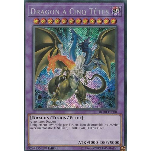Yu-Gi-Oh! - Blhr-Fr000 - Dragon À Cinq Têtes - Secret Rare