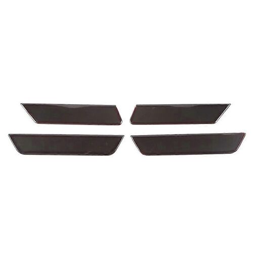 Voiture Roue Sourcil Lumière Lampe Décoration Couverture Autocollants Pour 2010-2015 Accessoires Extérieurs, Fumé B