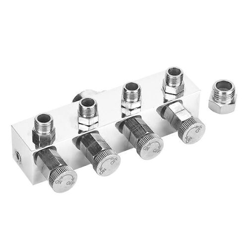 Multi fonction réglable en aluminium tuyau d'air séparateur aérographe adaptateur accessoires de montage #1