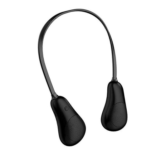 Cou suspendu Haut-parleur Bluetooth sans fil Mini Wearable Cou suspendu Haut-parleur Stéréo Portable Extérieur