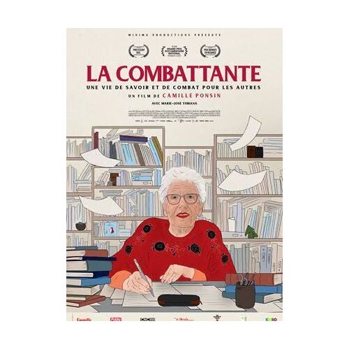 La Combattante De Camille Ponsin - Affiche Originale De Film Format 120 X 160 Cm