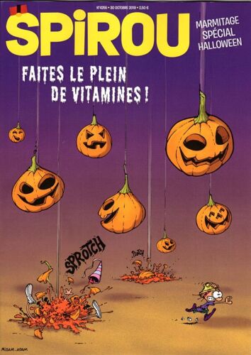 Spirou 4255 Marmitage Spécial Halloween Faites Le Plein De Vitamines!