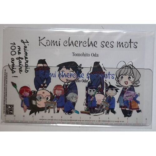 Set Manga Règle Et Planche De Stichers Komi Cherche Ses Mots - Pika - Tomhito Oda