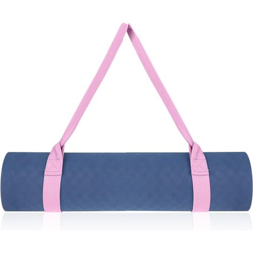 Asfasfq-Sangle De Tapis De Yoga 1 Sangle Transport Réglable Pour Tapis Yogaavec Fermeture Rose Pour Le Transport, Le Rangement Et L'organisation Tapisyoga Différentes Tailles