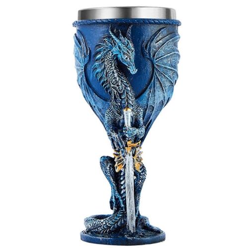 Gobelet Donjons Et Cadeau Saint Graal Vin Gobelet Dragon Volant Épée Gobelet