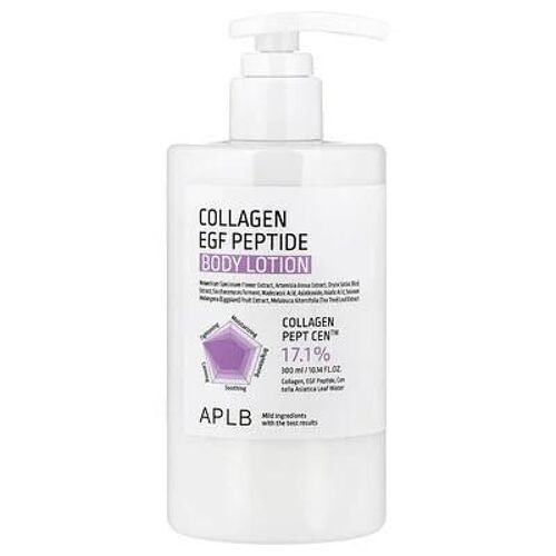 Aplb, Lotion Pour Le Corps Egf Aux Peptides De Collagène, 300 Ml 