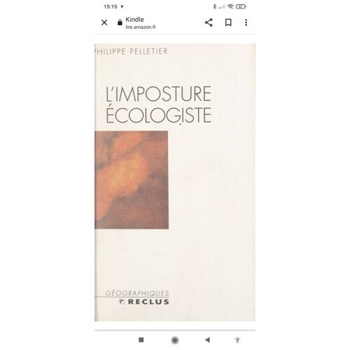 L'imposture Écologiste