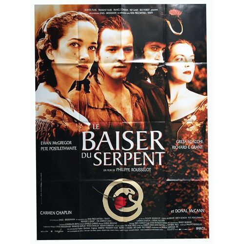 Le Baiser Du Serpent (The Serpent's Kiss) - Véritable Affiche De Cinéma Pliée - Format 120x160 Cm - De Philippe Rousselot Avec Ewan Mcgregor, Greta Scacchi, Pete Postlethwaite, Richard E. Grant - 1997
