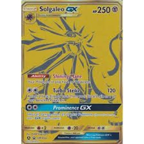 Solgaleo Gx Sm104a