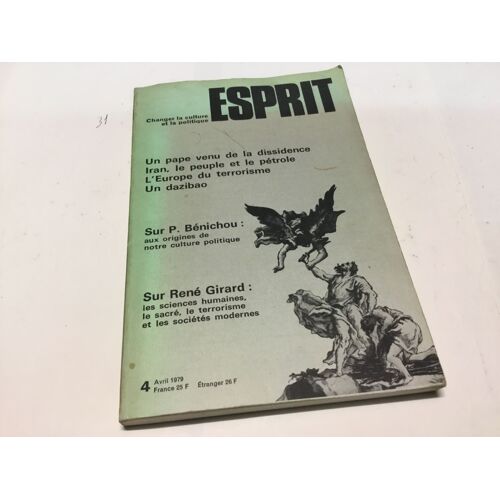 Esprit / Changer La Culture Et La Politique N° 4