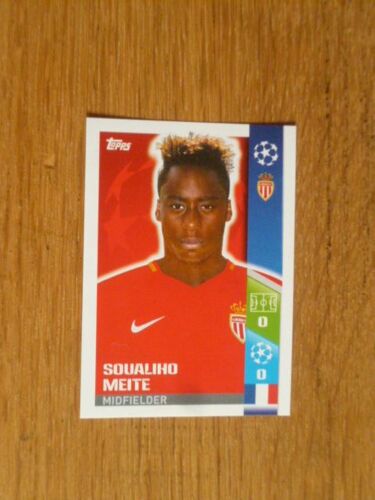 Image N°241 Panini Foot Champions League 2017 2018 - Soualiho Meite -Monaco-