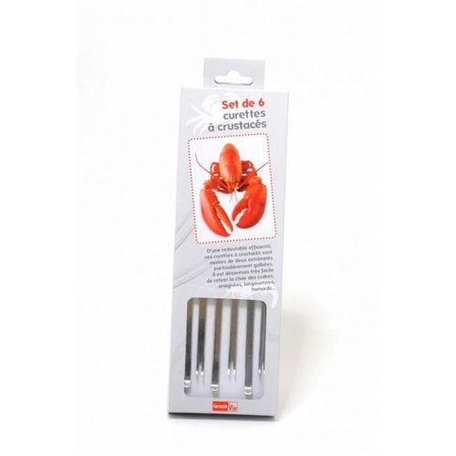 12 Curettes À Crustacés En Inox Poli