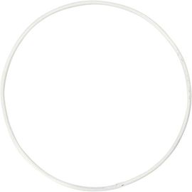 Lot de cercle en métal - Blanc - 10 cm - 10 pcs