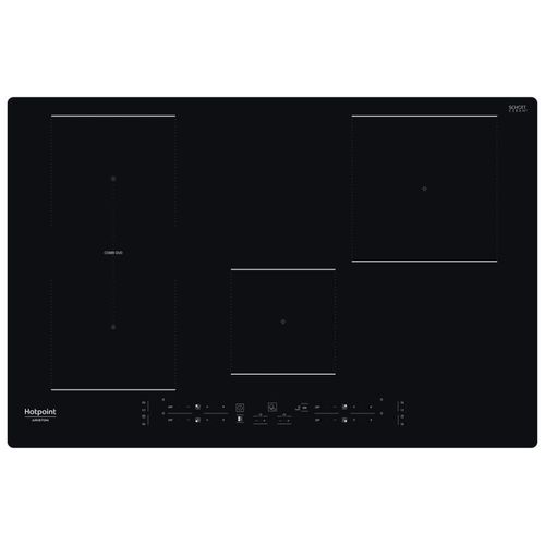 Hotpoint HB 0577B NE Noir Intégré 77 cm Plaque avec zone à induction 4 zone(s)