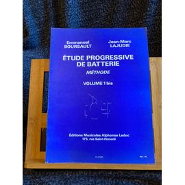 Boursault Lajudie Etude Progressive Batterie Méthode Partition 1bis / 2 Leduc