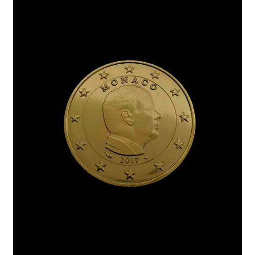 Monaco 2017 - 2 Euros De La Serie - Plaque Or - Vergoldet