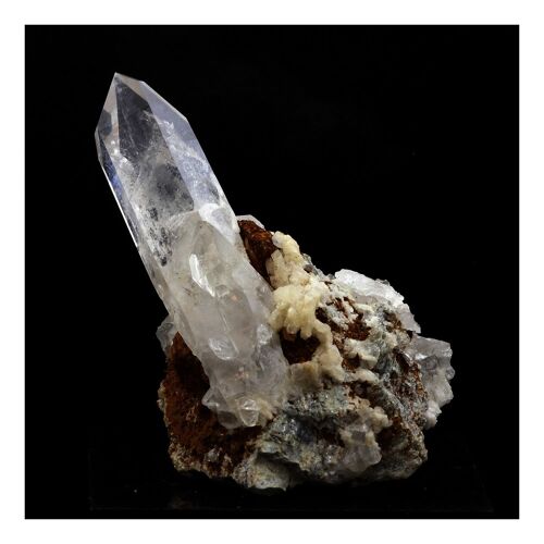 Quartz + Limonite. 185.0 Ct. Freney D'oisans, Bourg D'oisans, France..