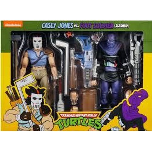 Les Tortues Ninja Pack Casey Jones Foot Soldier Neca Teenage Mutant Ninja Turtles Tmnt