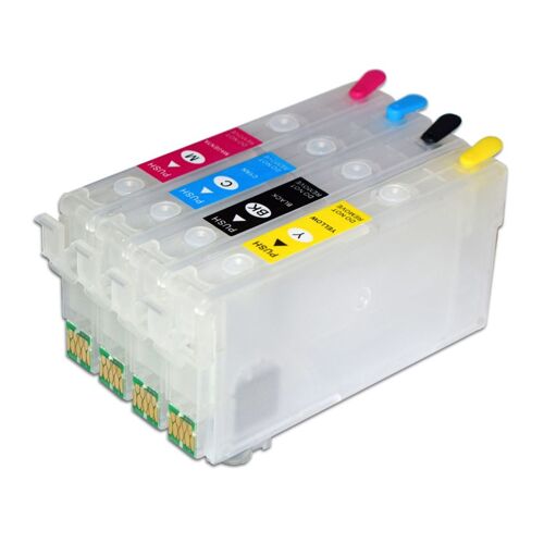 Cartouche d'encre rechargeable vide avec puce, 4 couleurs, pour imprimante Epson PX-M730F, IB09