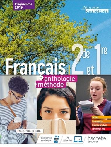Français 2de/1er L'écume Des Lettres Anthologie + Méthodes - Livre Élève