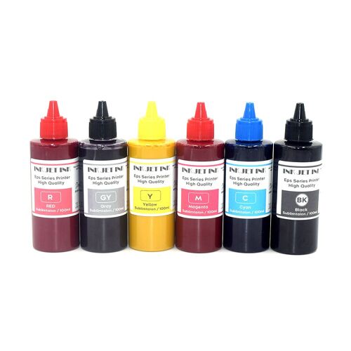 Encre À Sublimation Par Transfert De Chaleur, 6 Couleurs X 100ml, 312xl 314xl 378xl 478xl 01u, Pour Expression Photo Hd Xp-15000 Xp-15010 Xp-15080