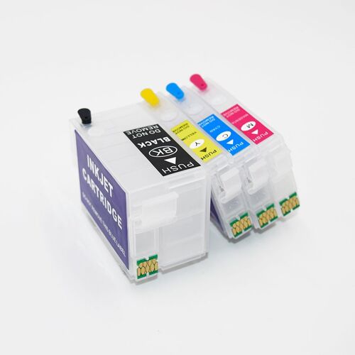 Recharge de cartouches d'encre 252XL T2521-T2524 avec ARC pour imprimante Epson WF-7610 WF-7620 WF-7520 WF-3620 WF-3640 WF-7715