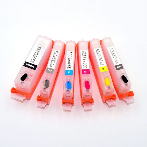 Recharge de cartouche d'encre pour Canon PIXMA, pour MG7750, MG7751, MG7752, MG7753, TS9050, TS9055, TS8050, TS8051, TS8052, TS8053