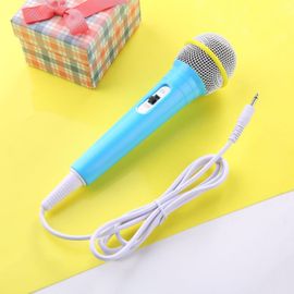 Microphone Filaire 1 Pièce, Instrument De Musique, Jouet De Chant Karaoké, Cadeau De Noël Amusant Pour Enfants