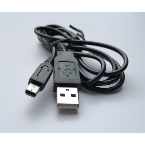 Chargeur De Câble De Données À Haut Câble De Charge Usb Speed Pour Nintendo   3ds/Ndsi/3dsxl (Noir, 1,2 M)