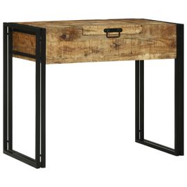 Vidaxl Table De Toilette 90x50x75 Cm En Bois Massif De Manguier